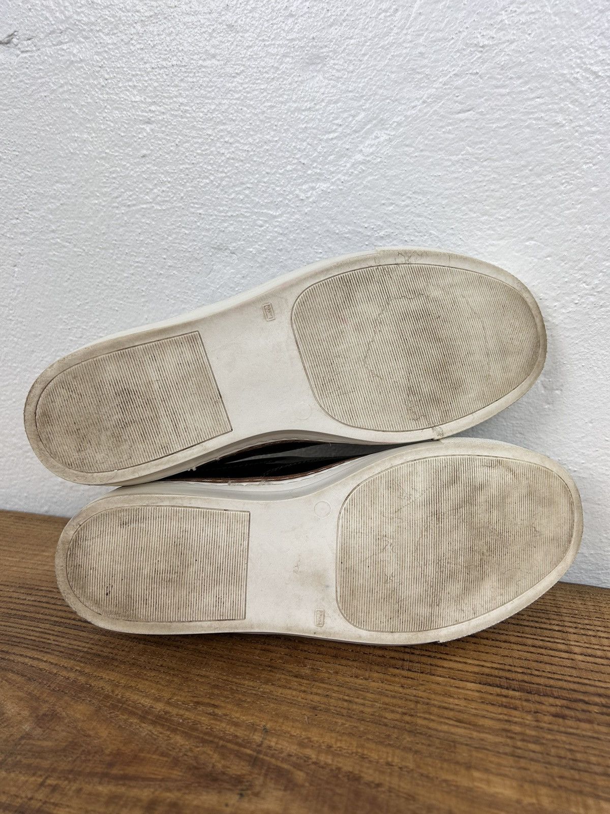 Maison Margiela MM22 Artisanal Maison Margiela Leather Print Slip On Low Top Size US 8 / IT 38 - 17 Thumbnail
