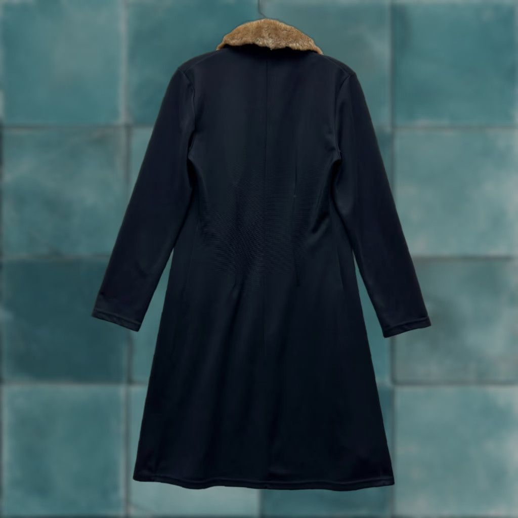 Morgan De Toi VINTAGE 90s Y2K Duster Cardigan Sweater Black Faux Fur Penny Lane Afghan Morgan De Toi Cardigan Medium Womens M Size M / US 6-8 / IT 42-44 - 1 Thumbnail