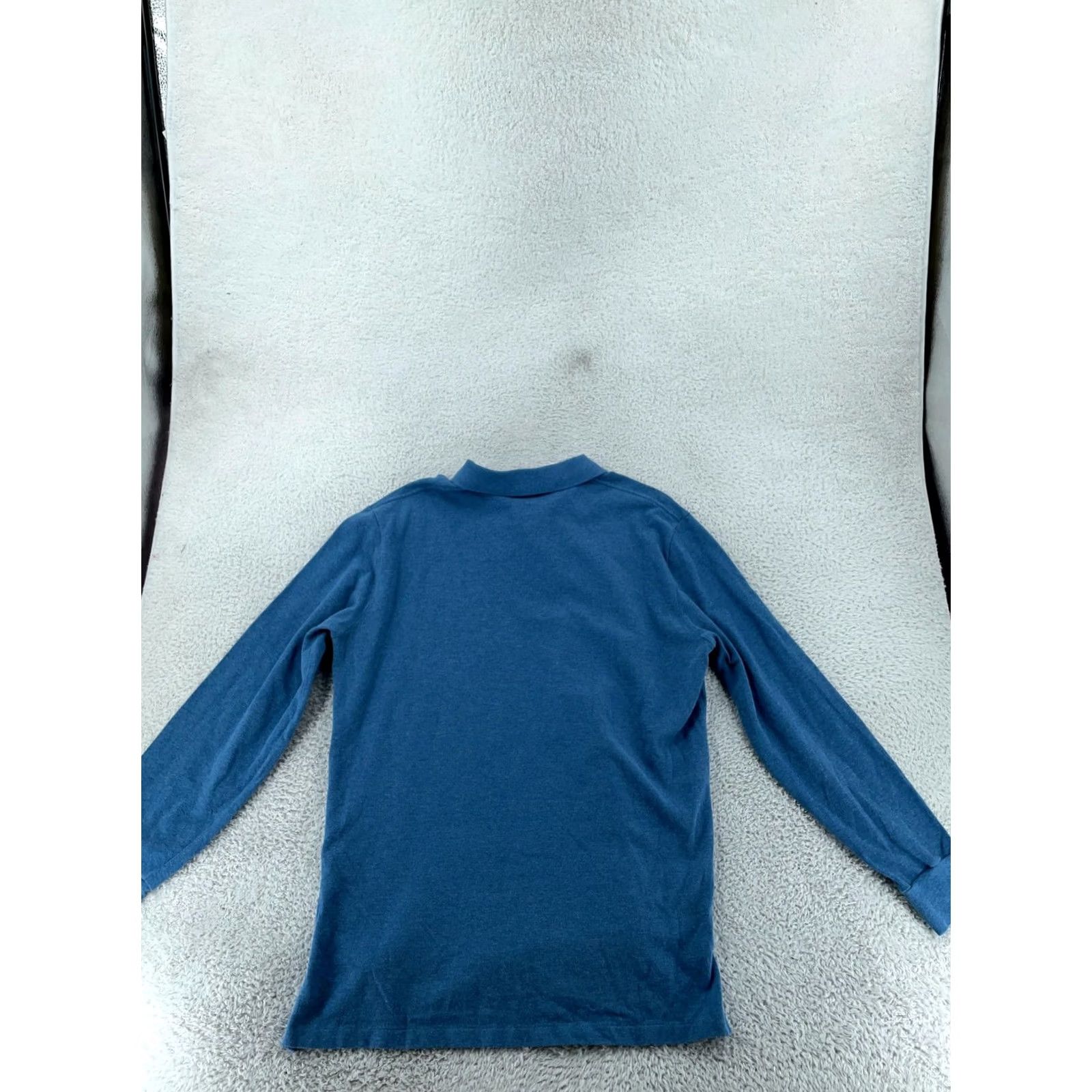 Polo Ralph Lauren Polo Ralph Lauren Polo Shirt Mens Large Blue Classic Fit Slit Logo 100% Cotton Shirt Size US L / EU 52-54 / 3 - 3 Thumbnail