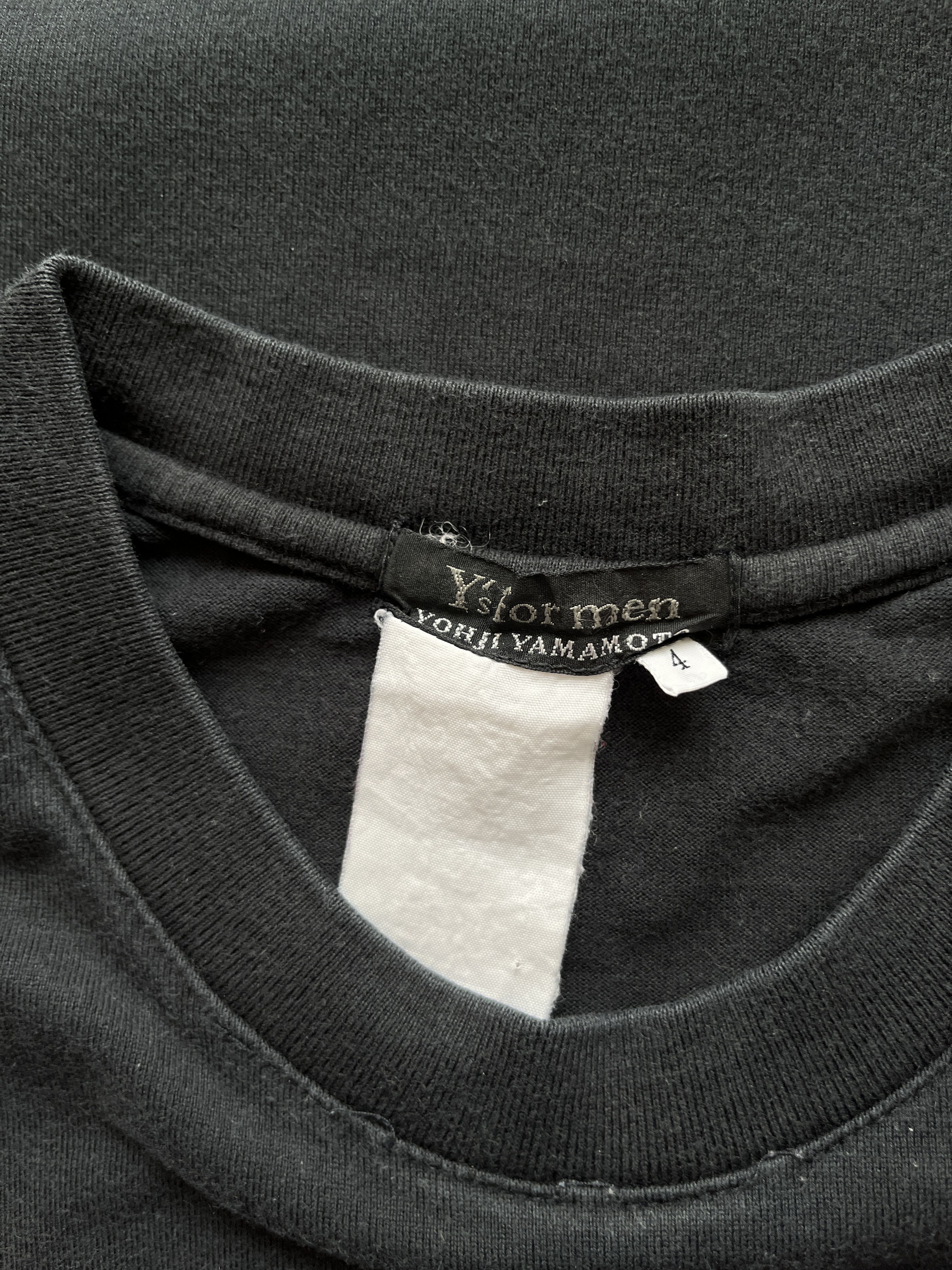 Y's × Yohji Yamamoto ⚡️QUICK SALE⚡️Y's by Yohji Yamamoto YFM Black T-Shirt Size US M / EU 48-50 / 2 - 3 Thumbnail