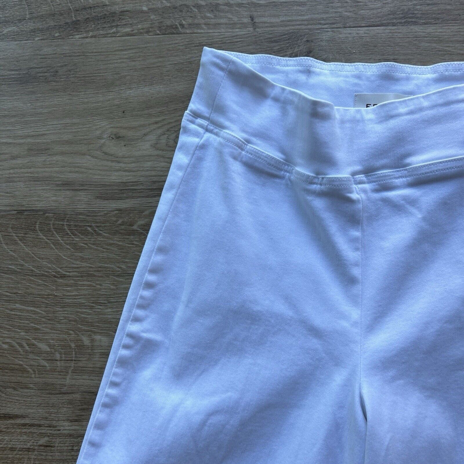 Frame Frame Jeans Womens White Jet Set Wide Leg Pull-On Stretch Hi Size 26" / US 2 / IT 38 - 8 Thumbnail