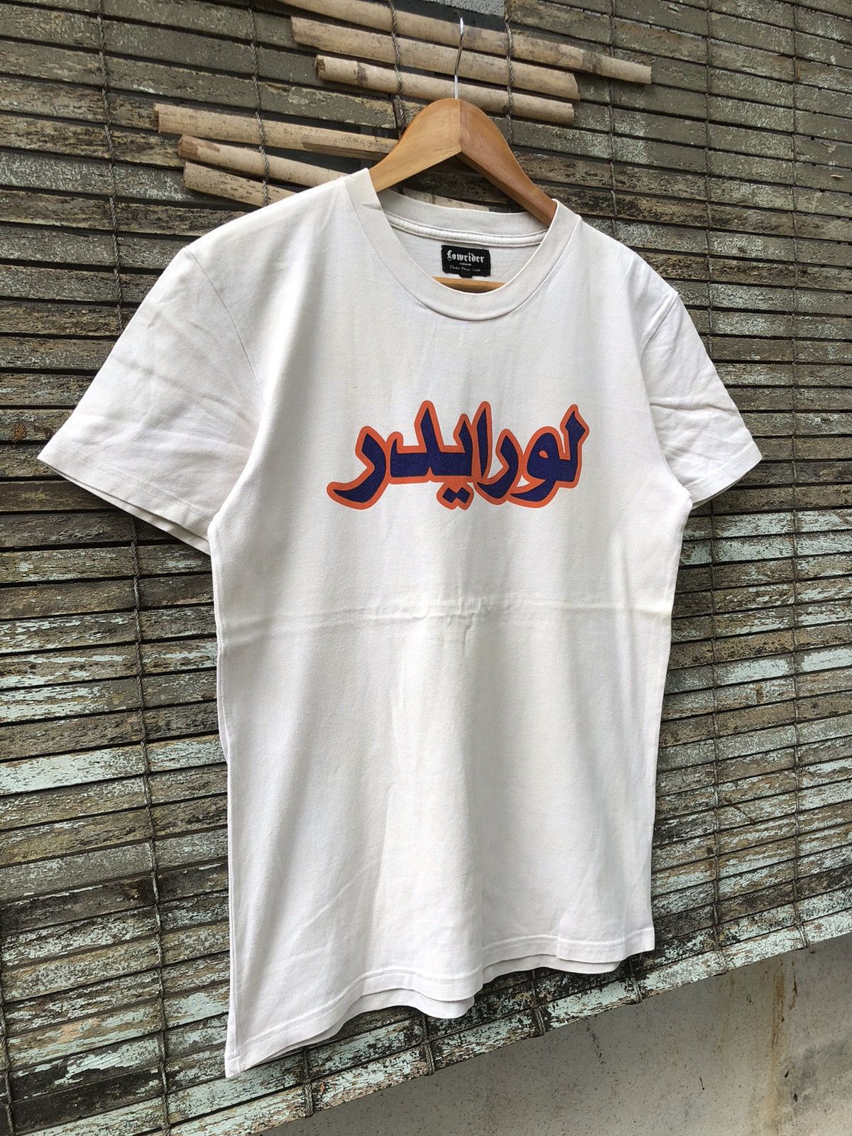 Japanese Brand Vintage Japanese Brands Lowrider Arabic Font Tshirt Size US M / EU 48-50 / 2 - 3 Thumbnail