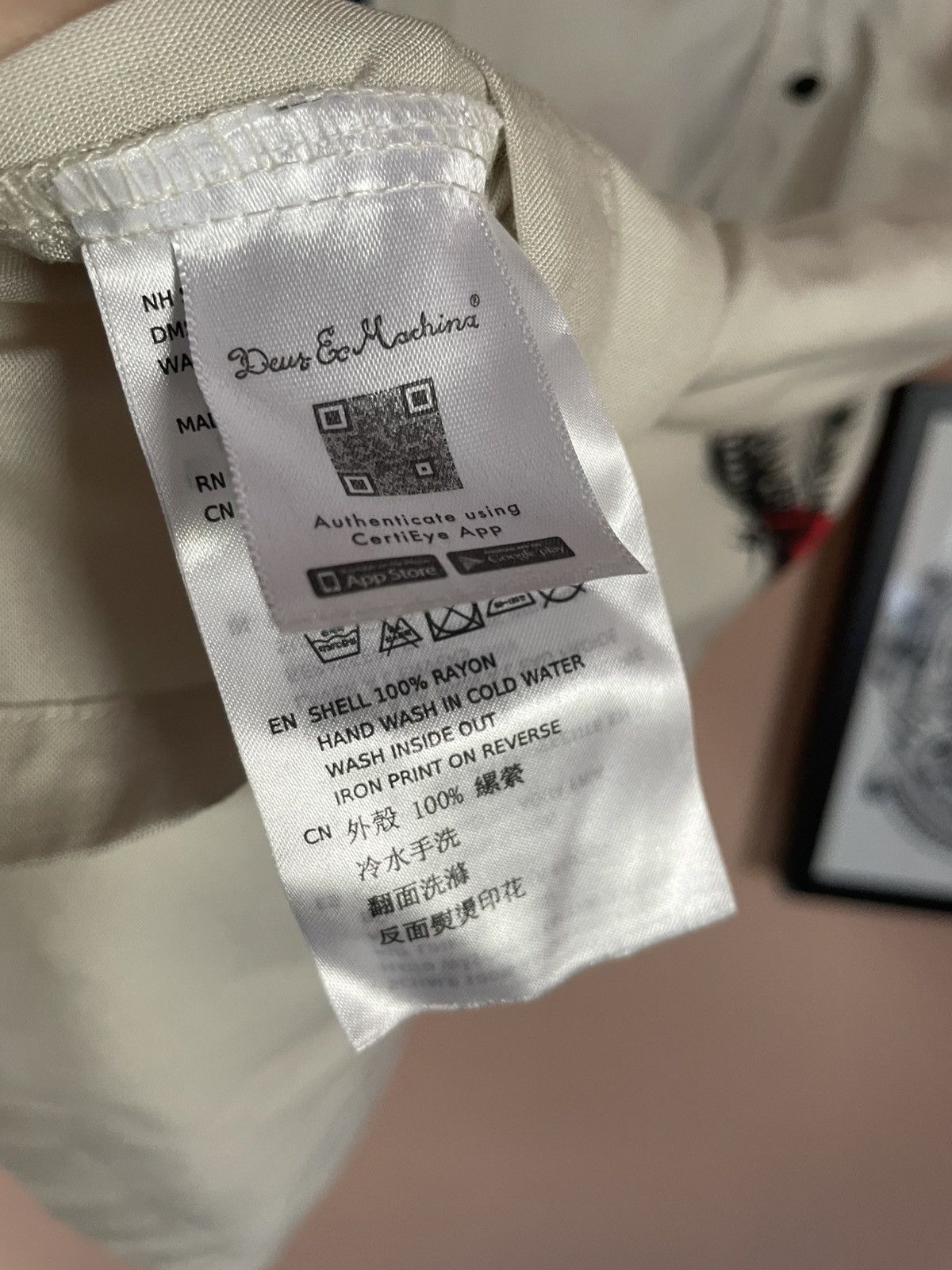 Deus Customs X McNeil camp lapel shirt