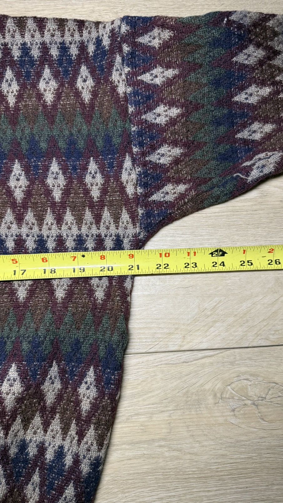 Coogi Vintage 1990s Brandini Italy Made All Over Print Knit Sweate Size XL / US 12-14 / IT 48-50 - 5 Thumbnail