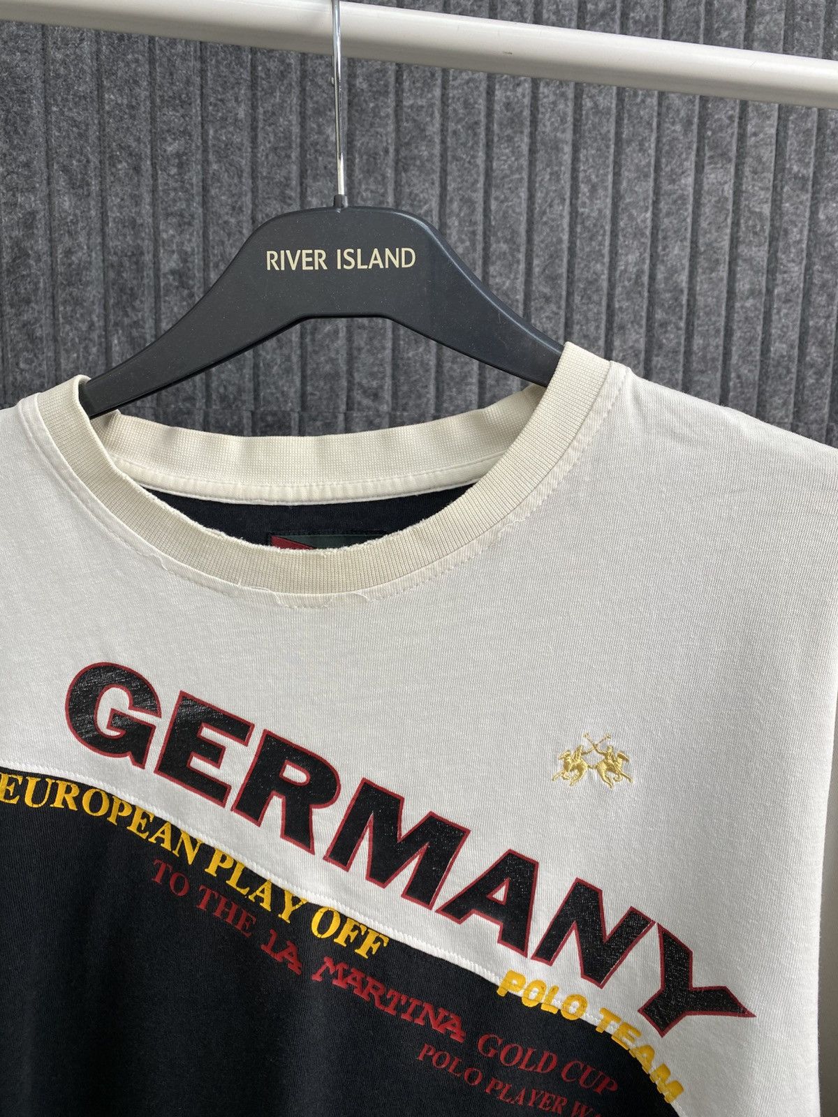 La Martina Vintage La Martina Germany Long Sleeve T-Shirt Size US L / EU 52-54 / 3 - 4 Thumbnail