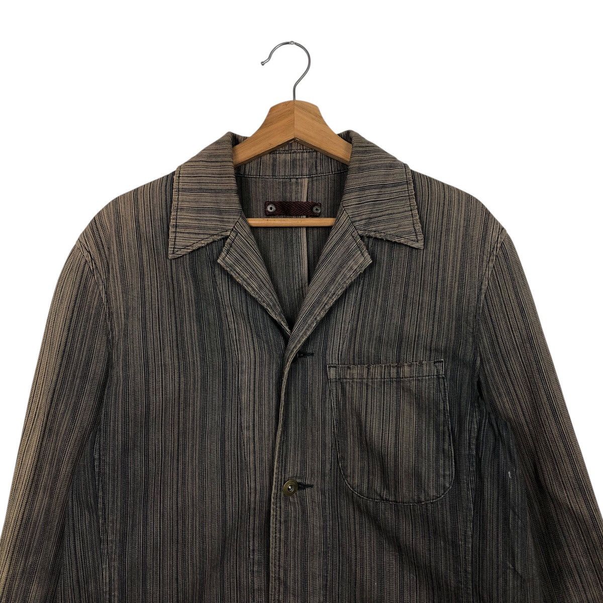 Japanese Brand 📌Vintage Hickory Chore Jacket Haze Simon Issey Miyake Size US M / EU 48-50 / 2 - 4 Thumbnail