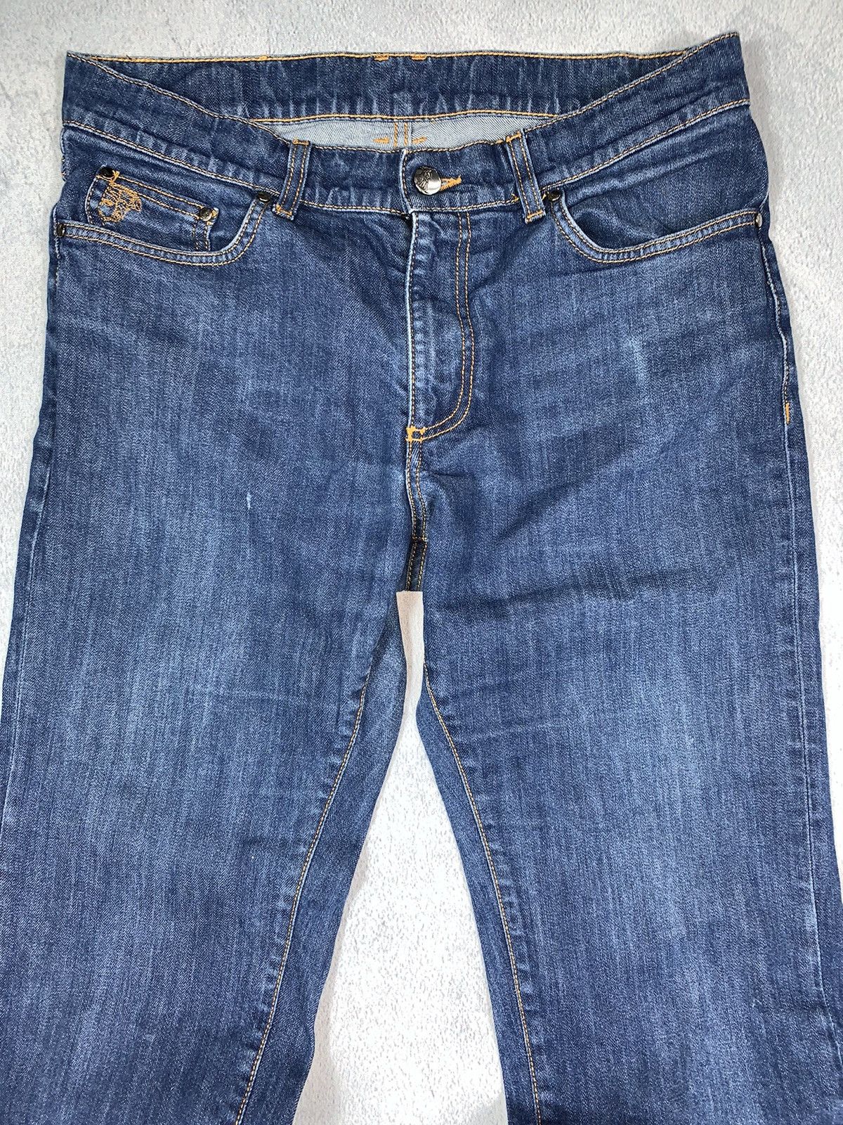 Versace Jeans Couture Vintage Y2K Versace faded straight denim jeans 32 Size US 32 / EU 48 - 6 Thumbnail