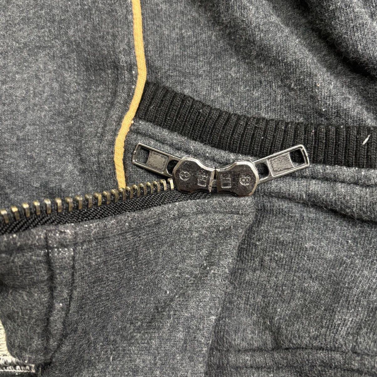 JACKROSE 2000s Jackrose - Vkei Style Extra Hand Rib Zip Hoodie Size US M / EU 48-50 / 2 - 9 Thumbnail