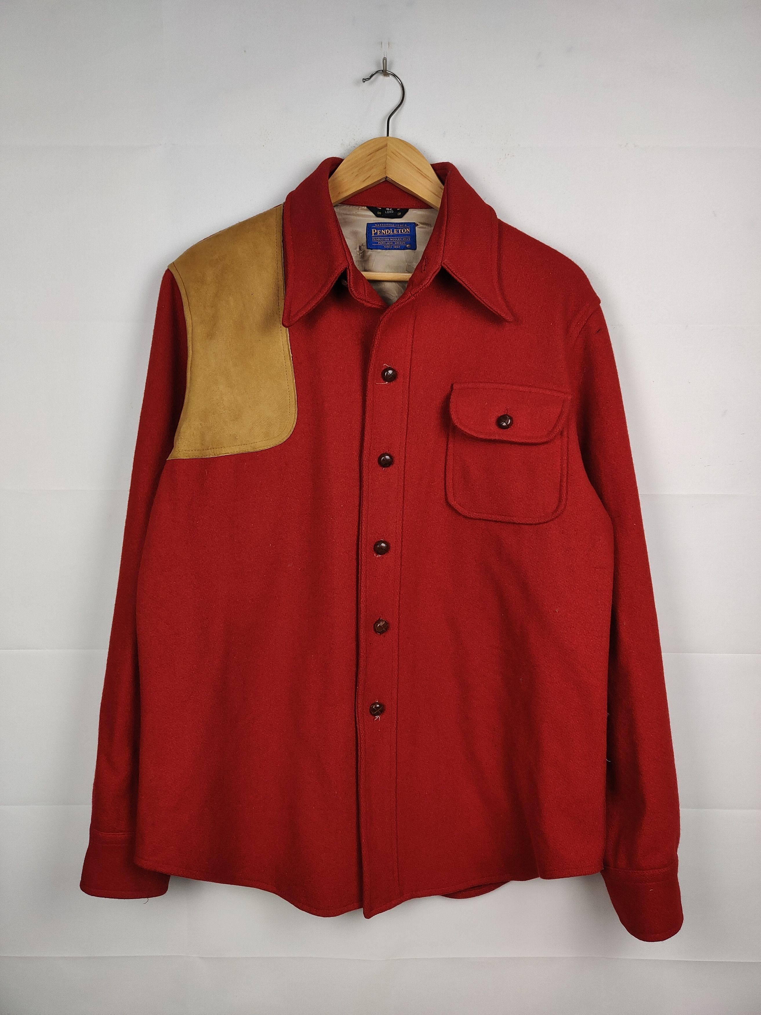 Vintage 90s Pendleton Wool Button Flannel jacket