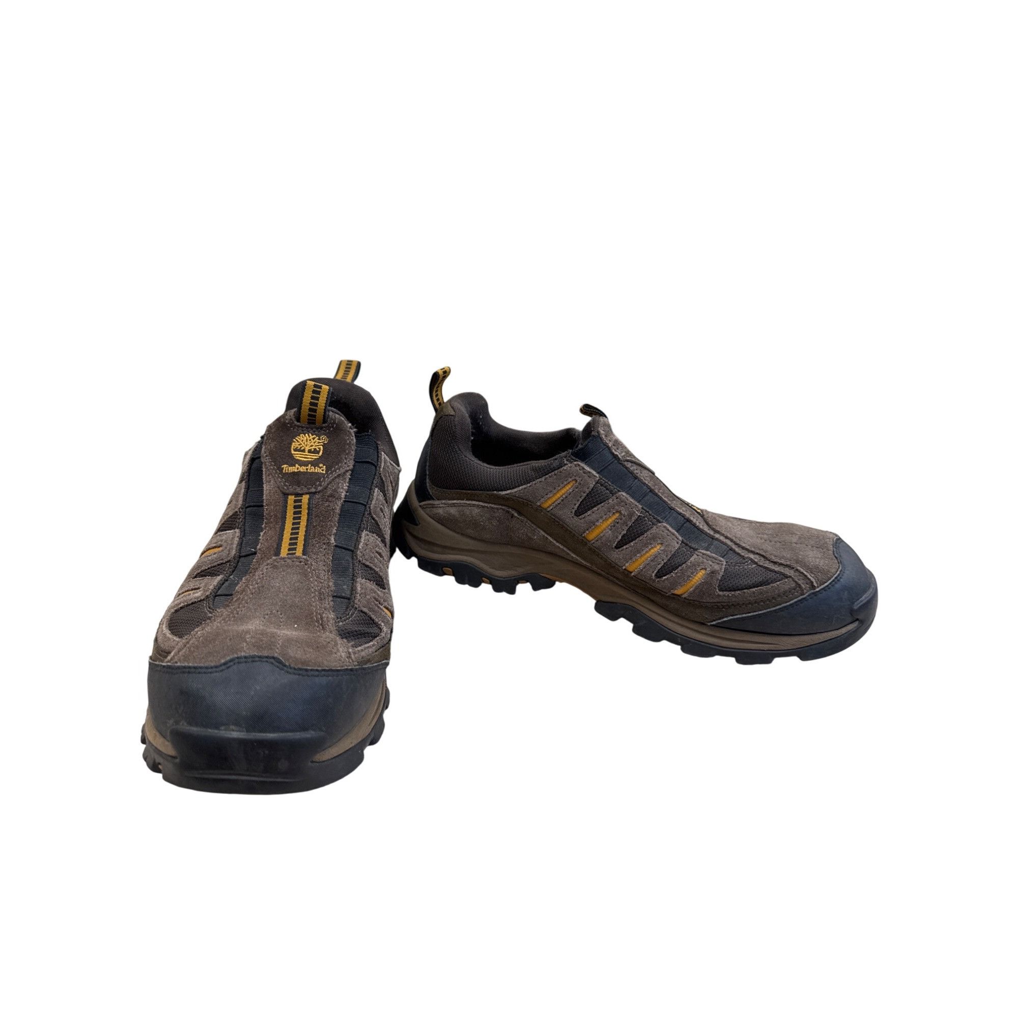 Timberland Timberland Mens Brown Leather Slip-On Sneakers Size 12M SKU Size US 12 / EU 45 - 1 Thumbnail