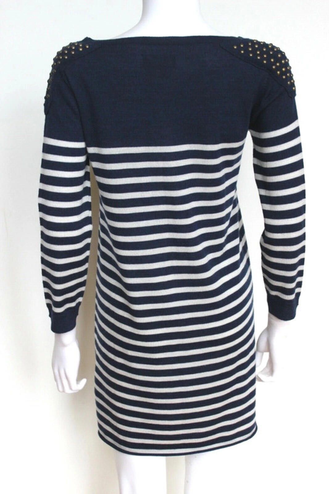Zadig & Voltaire Zadig and et Voltaire Striped Marino Wool Knit Maroi Dress M Size M / US 6-8 / IT 42-44 - 5 Thumbnail