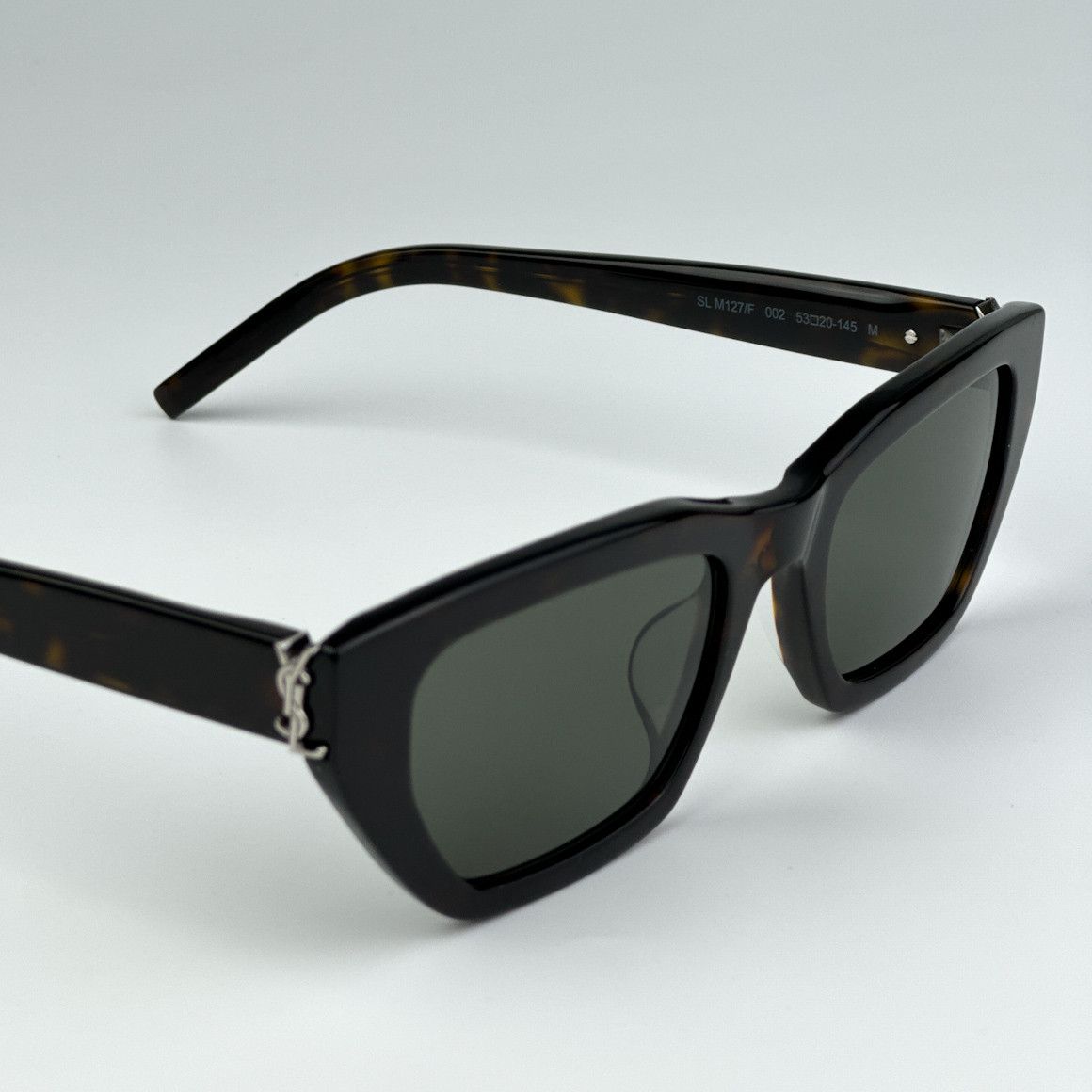 Yves Saint Laurent NEW Saint Laurent SLM127/F 002 Cat Eye Women Sunglasses Size ONE SIZE - 9 Thumbnail