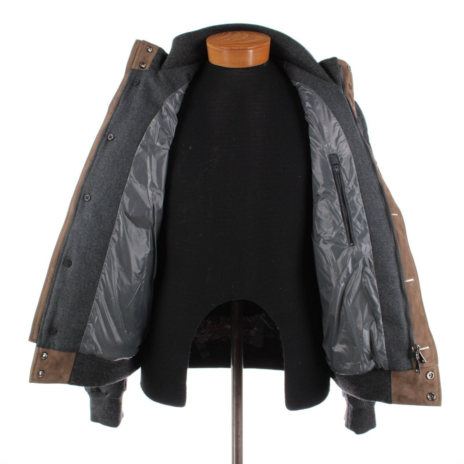Zanella Zanella Jacket Size L US In Brown Wool & Suede Size US L / EU 52-54 / 3 - 8 Thumbnail