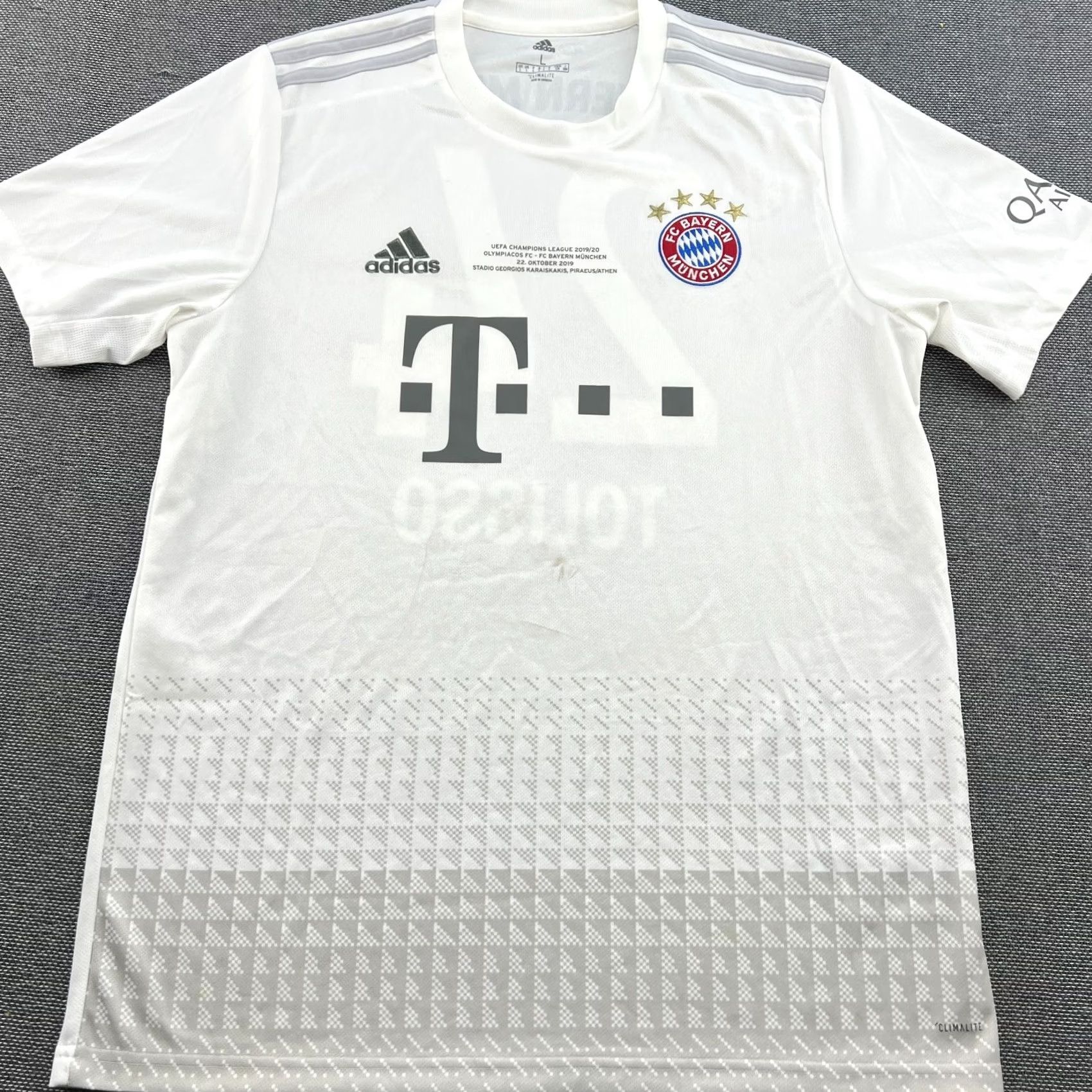 Adidas adidas Bayern Munich 2019 2020 Away Football Jersey L White Nike Shirt Mens Football Jersey Size US L / EU 52-54 / 3 - 3 Thumbnail