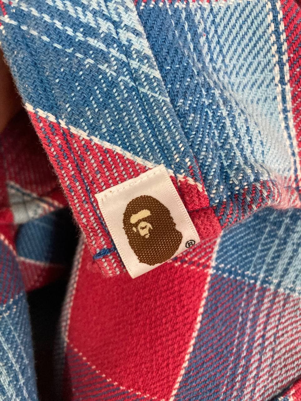 Bape Bape Flannel Check Hoodie Size US S / EU 44-46 / 1 - 8 Thumbnail