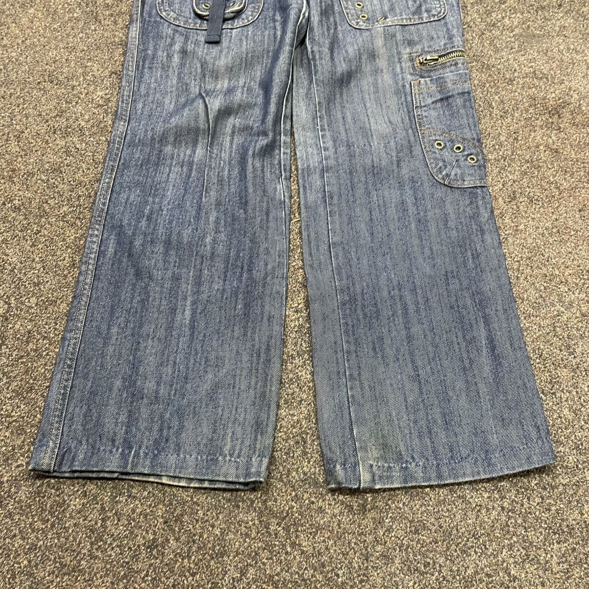 vintage pants bootcut jeans multi Y2K flared fade