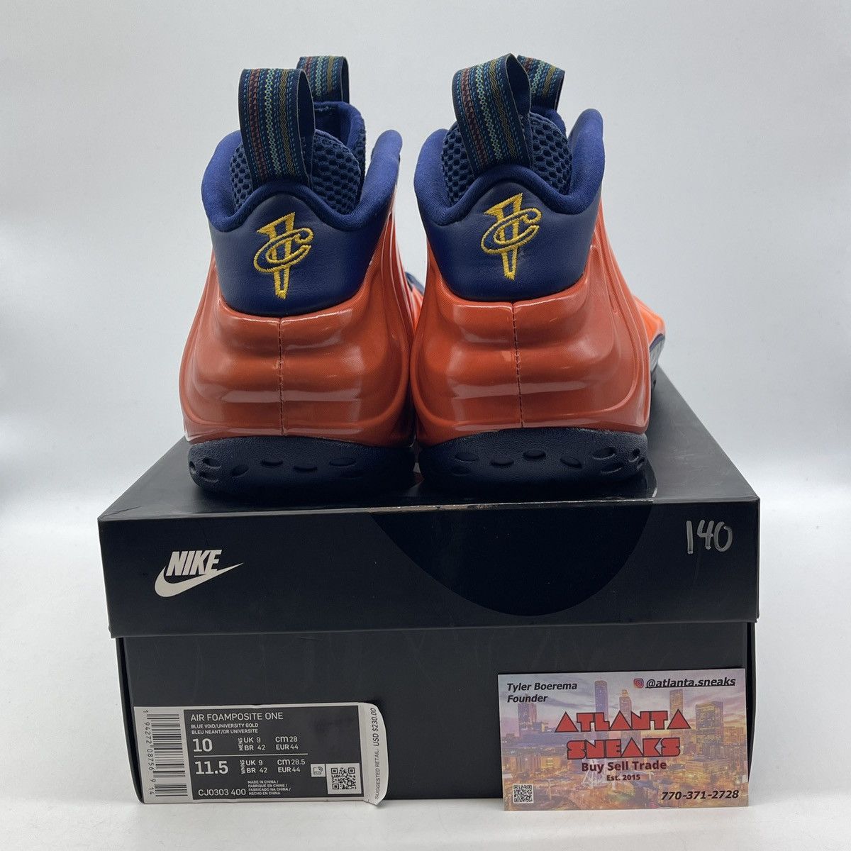 Nike Air foamposite one rugged Orange Size US 10 / EU 43 - 3 Thumbnail