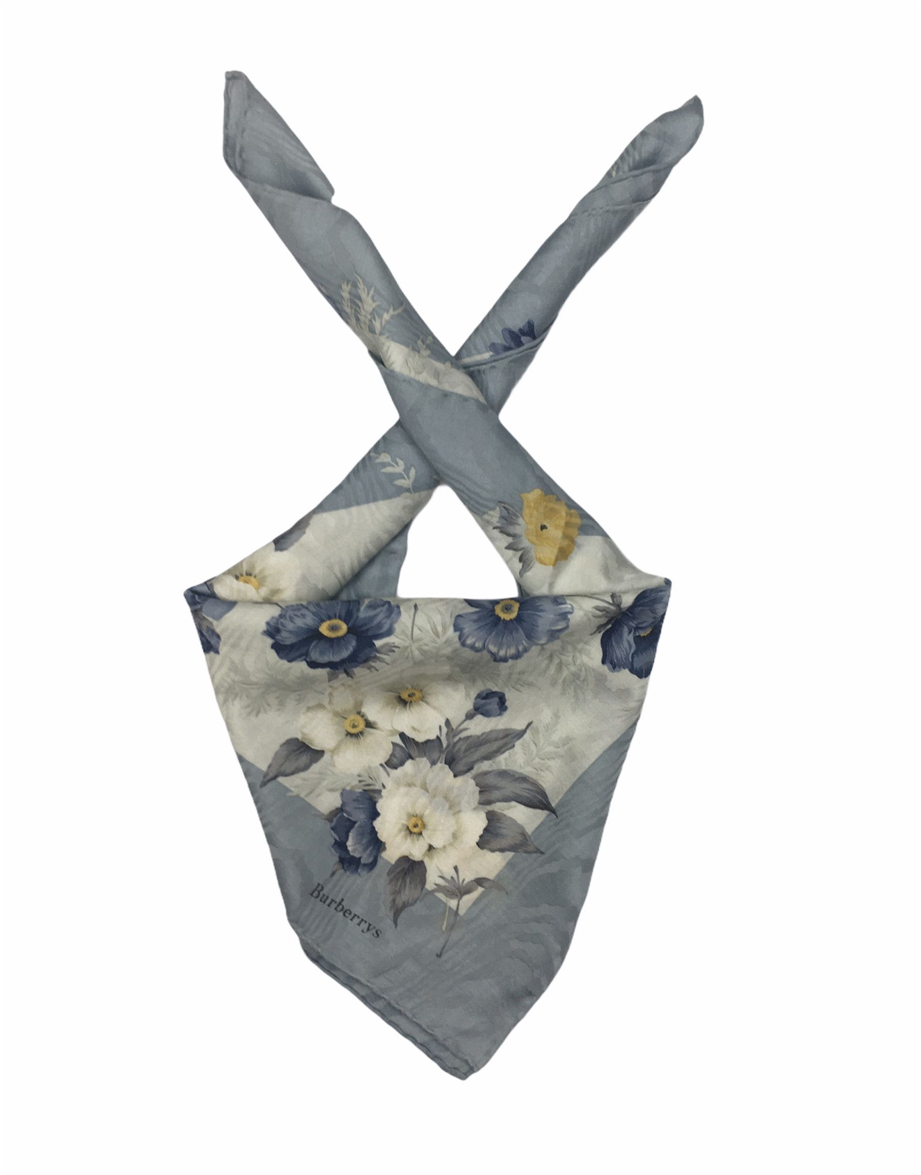 Burberry Vintage Burberrys Handkerchief Bandana Neckerchief HKC0032 Size ONE SIZE - 2 Thumbnail
