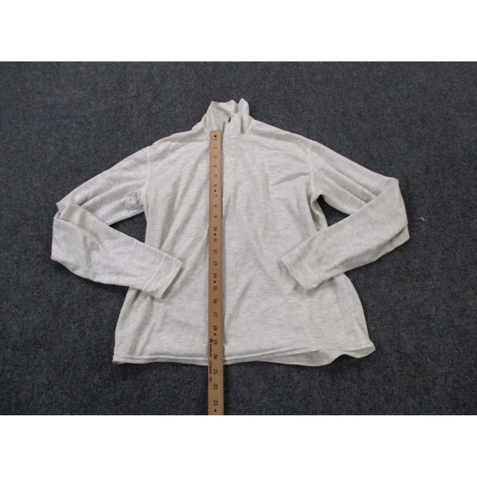 Patagonia Nike Shirt Womens Jacket M Capilene White Outdoor Windbreaker 1/4 Zip Thermal Lightweight Logo USA Made Decade Outdoor Size M / US 6-8 / IT 42-44 - 3 Thumbnail