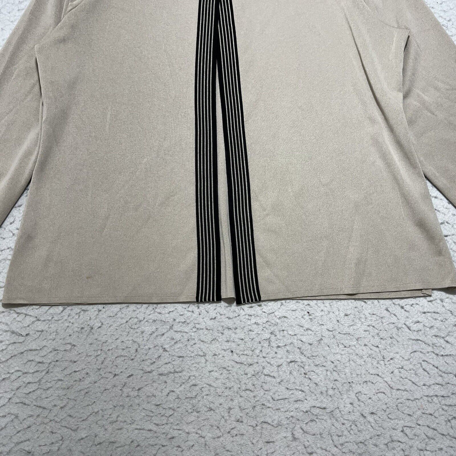 Vintage Vintage Exclusively Misook Collar Closure Cardigan Sweater Size L / US 10 / IT 46 - 6 Thumbnail