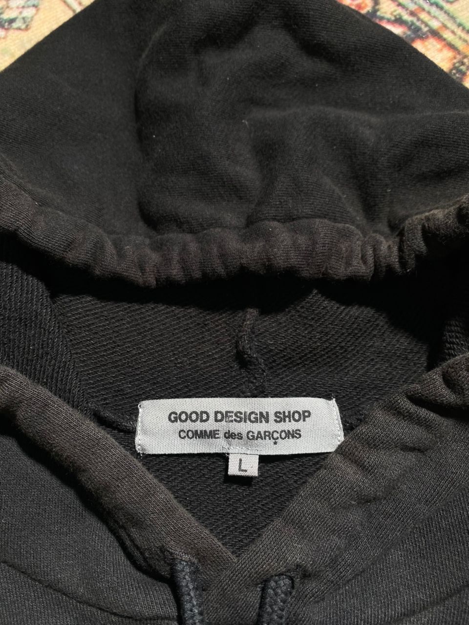 Comme des Garcons CDG Logo Hoodie Black Size US L / EU 52-54 / 3 - 5 Thumbnail