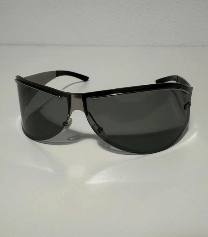 Gucci Gucci Sunglasses Mask Shield Sport Bike Pop Vintage Size ONE SIZE - 3 Thumbnail