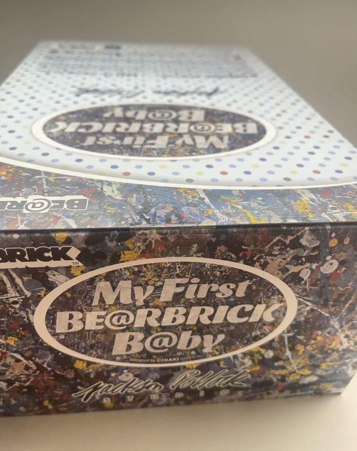 Japanese Brand × Medicom Toy Bearbrick My First Baby Jackson Pollock Studio 100% & 400% Size ONE SIZE - 6 Thumbnail