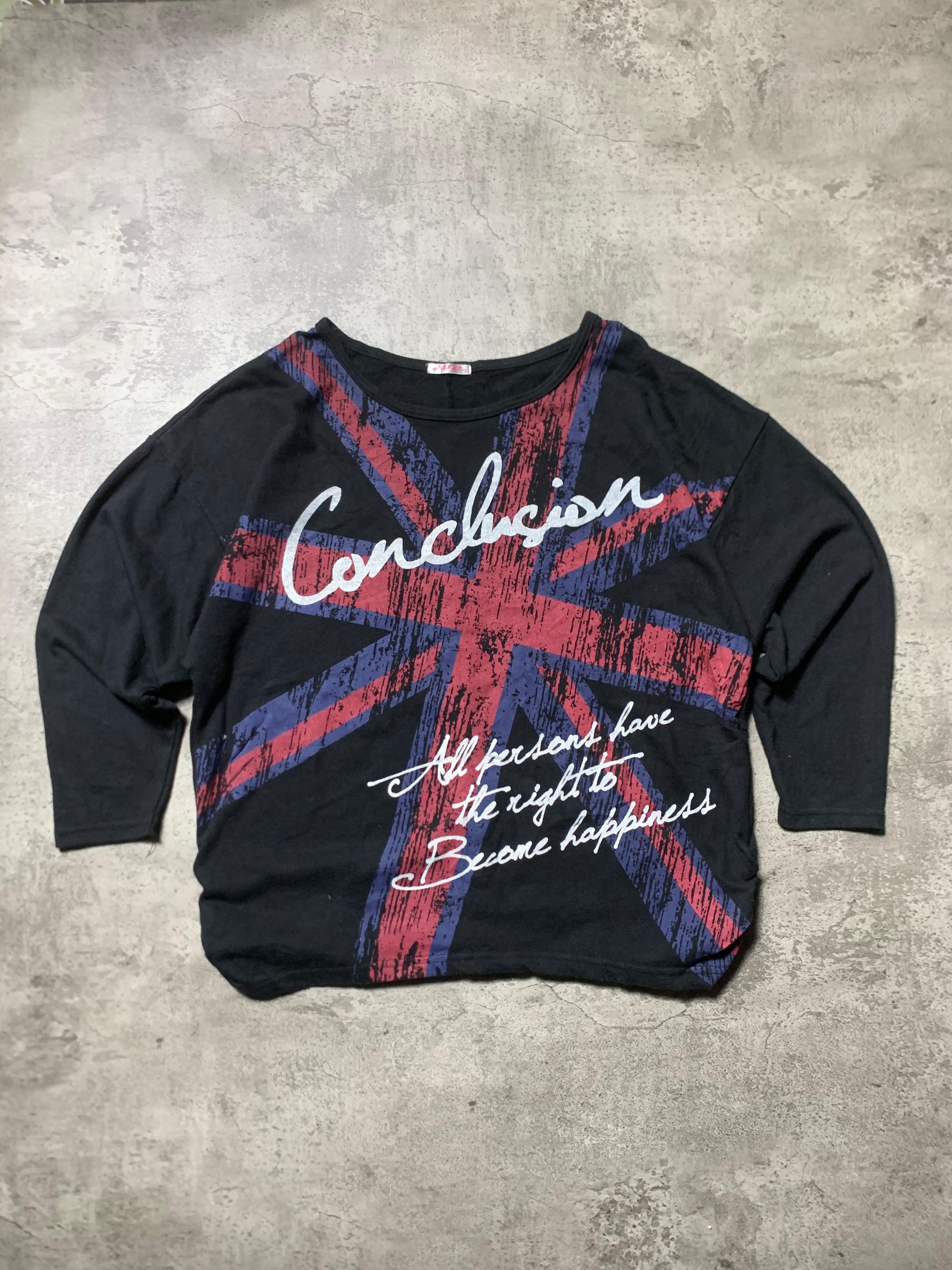 Hysteric Glamour 2000s Colza Japan Poem England Flag Long Sleeve Shirt Size US L / EU 52-54 / 3 - 1 Thumbnail