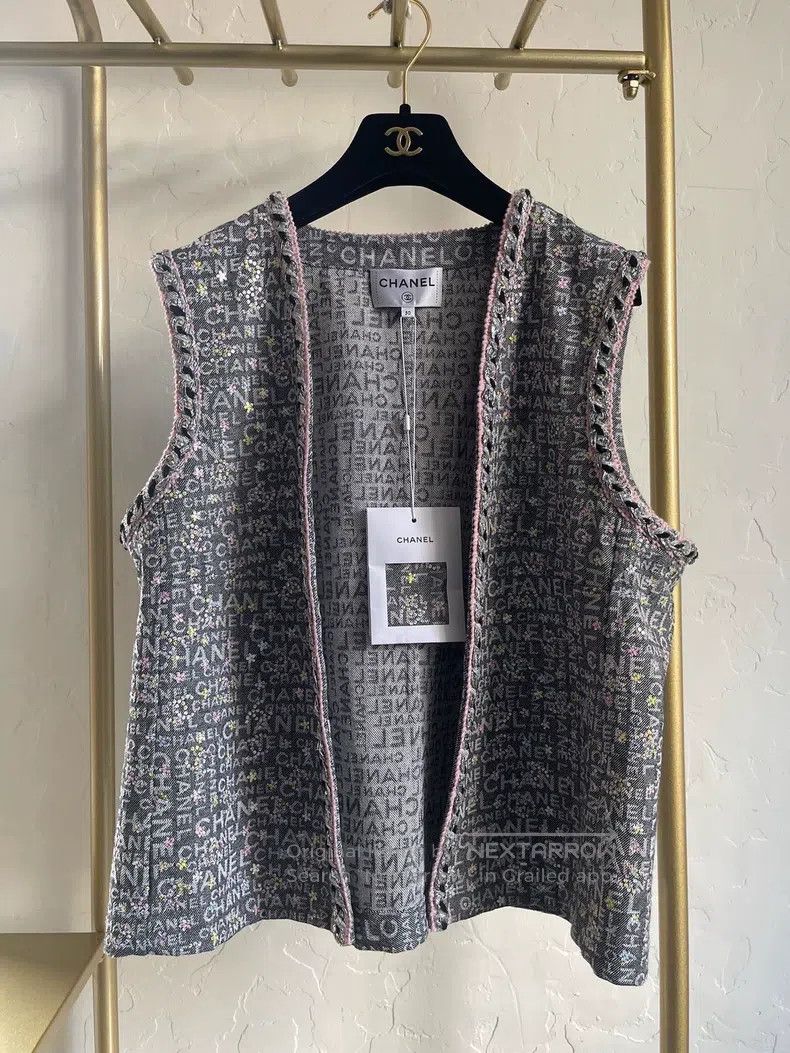 Chanel Chanel Early Spring Vacation Series 24c Grey Denim Full Lo Size XS / US 0-2 / IT 36-38 - 1 Thumbnail