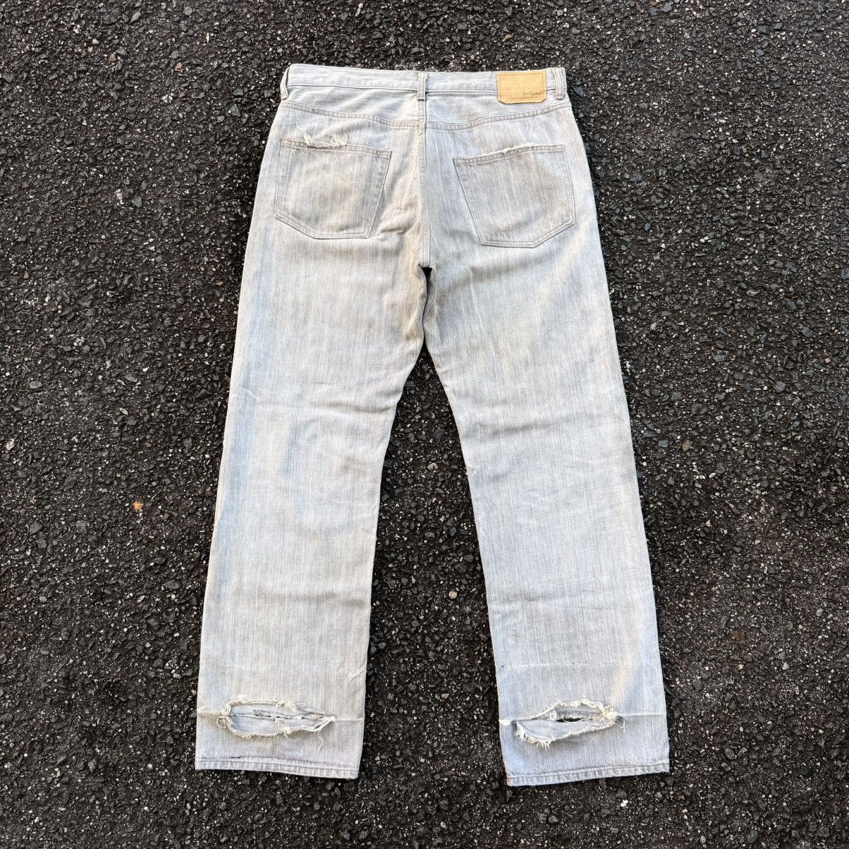 Japanese Brand × Jean × Vintage VINTAGE VILLAND STRAIGHT FADED RIPPEP JEAN DENIM PANTS Size US 36 / EU 52 - 8 Thumbnail