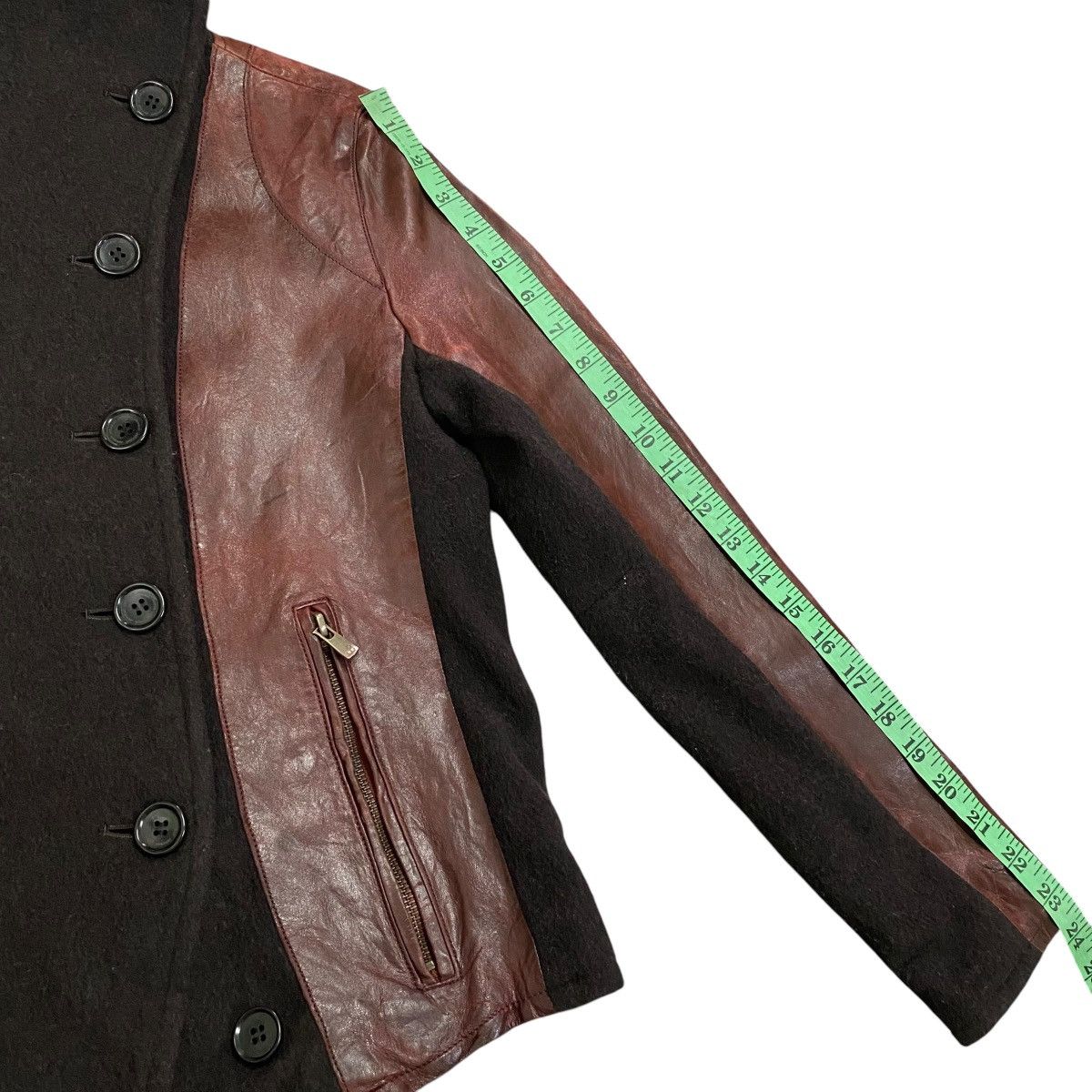 Johnbull × Leather × Vintage Vintage Johnbull Simple Leather Jacket Button M Size Size US M / EU 48-50 / 2 - 15 Thumbnail