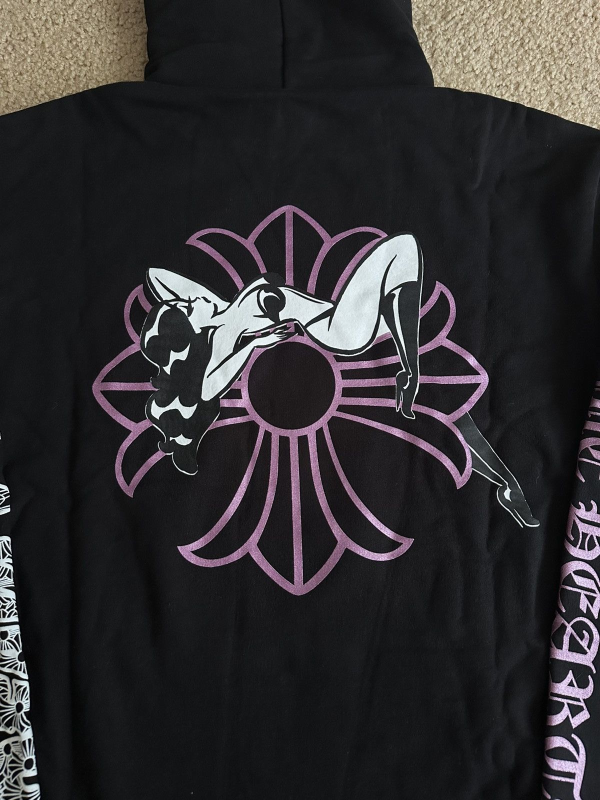 Chrome Hearts × Deadly Doll Chrome Hearts Deadly Doll Pullover Hoodie 2026 Size XL Size US XL / EU 56 / 4 - 9 Thumbnail