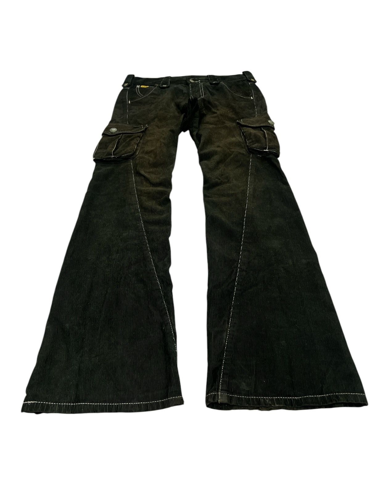 If Six Was Nine × Vintage FLARED🔥VINTAGE LEE RIDER FADED TWIST PANT Size US 30 / EU 46 - 2 Thumbnail