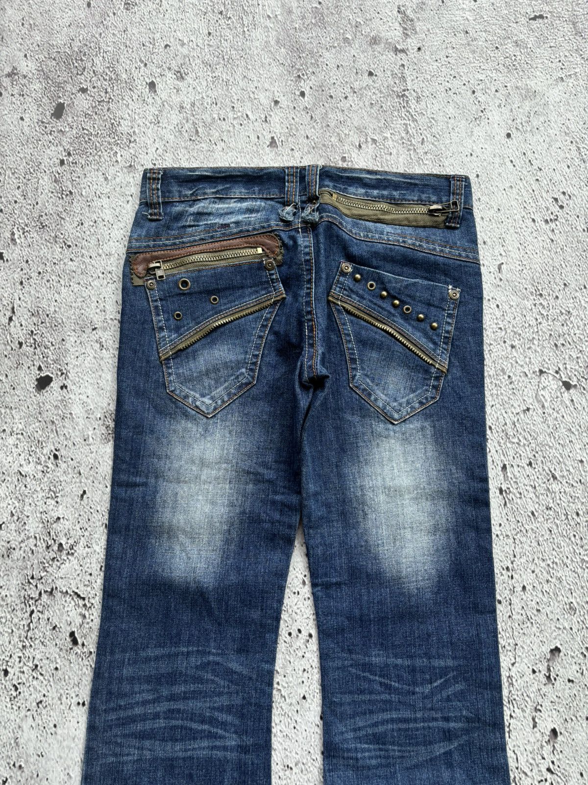 Hysteric Glamour Y2k Flare jeans latooku Tornado Mart style Size US 31 - 5 Thumbnail