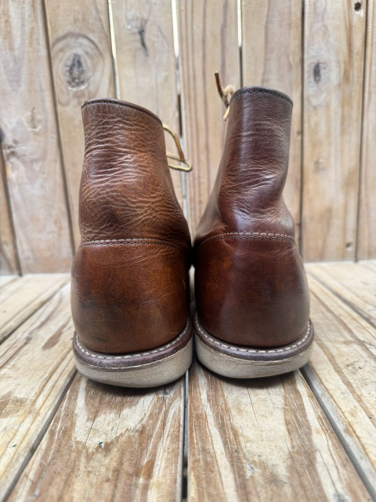 Red Wing Red Wing 9111 Chukka Brown leather boots EUR 41.5 UK 7.5 D Size US 8.5 / EU 41-42 - 10 Thumbnail