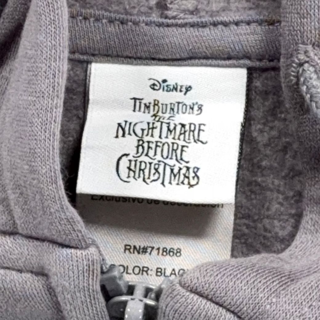 Disney Disney Nightmare Before Christmas Sweater Womens LARGE Gray Hoodie Jack Sally Size M / US 6-8 / IT 42-44 - 4 Thumbnail