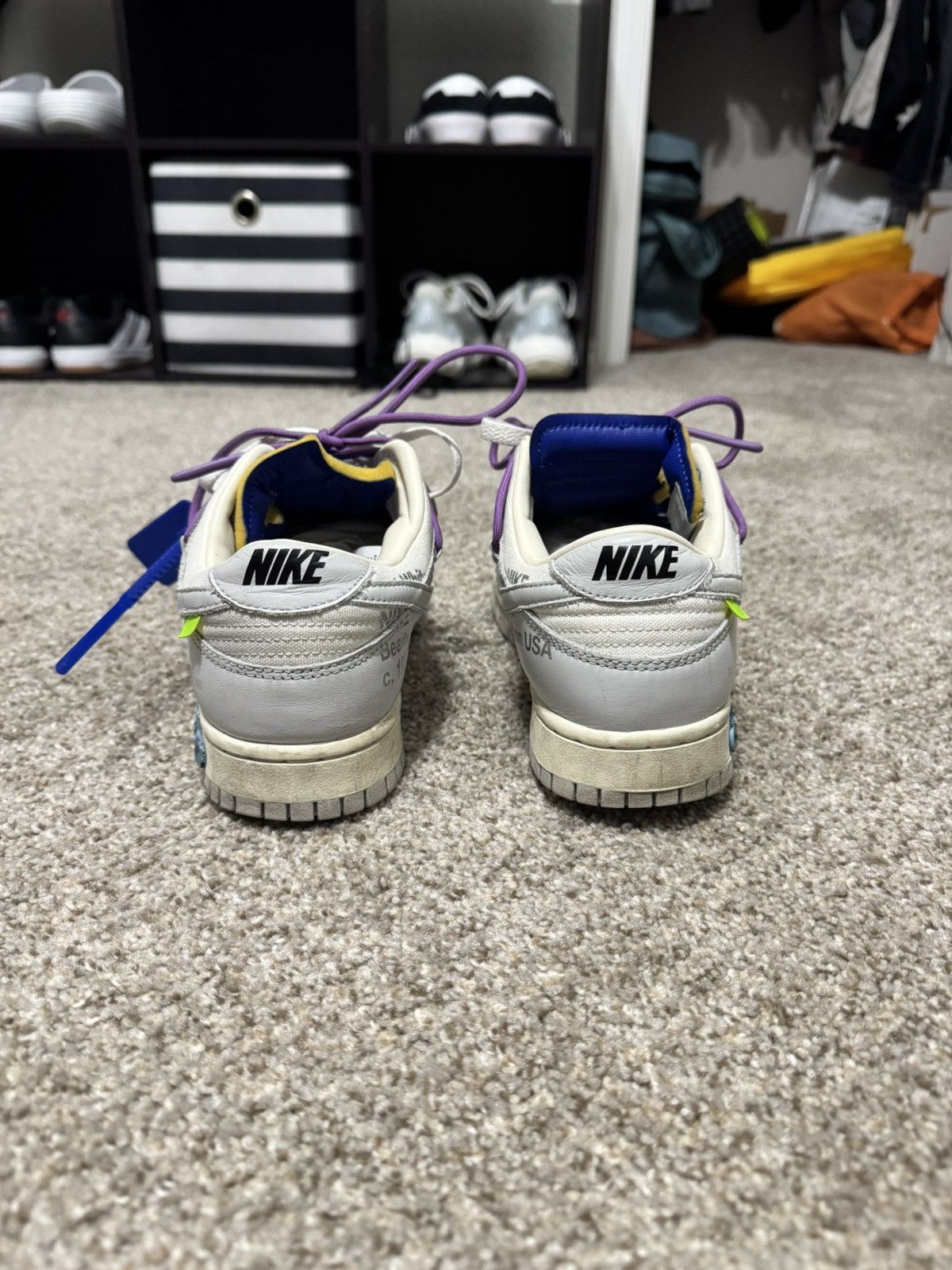 Nike × Off-White Lot 48 Dunk Low Size US 9 / EU 42 - 4 Thumbnail