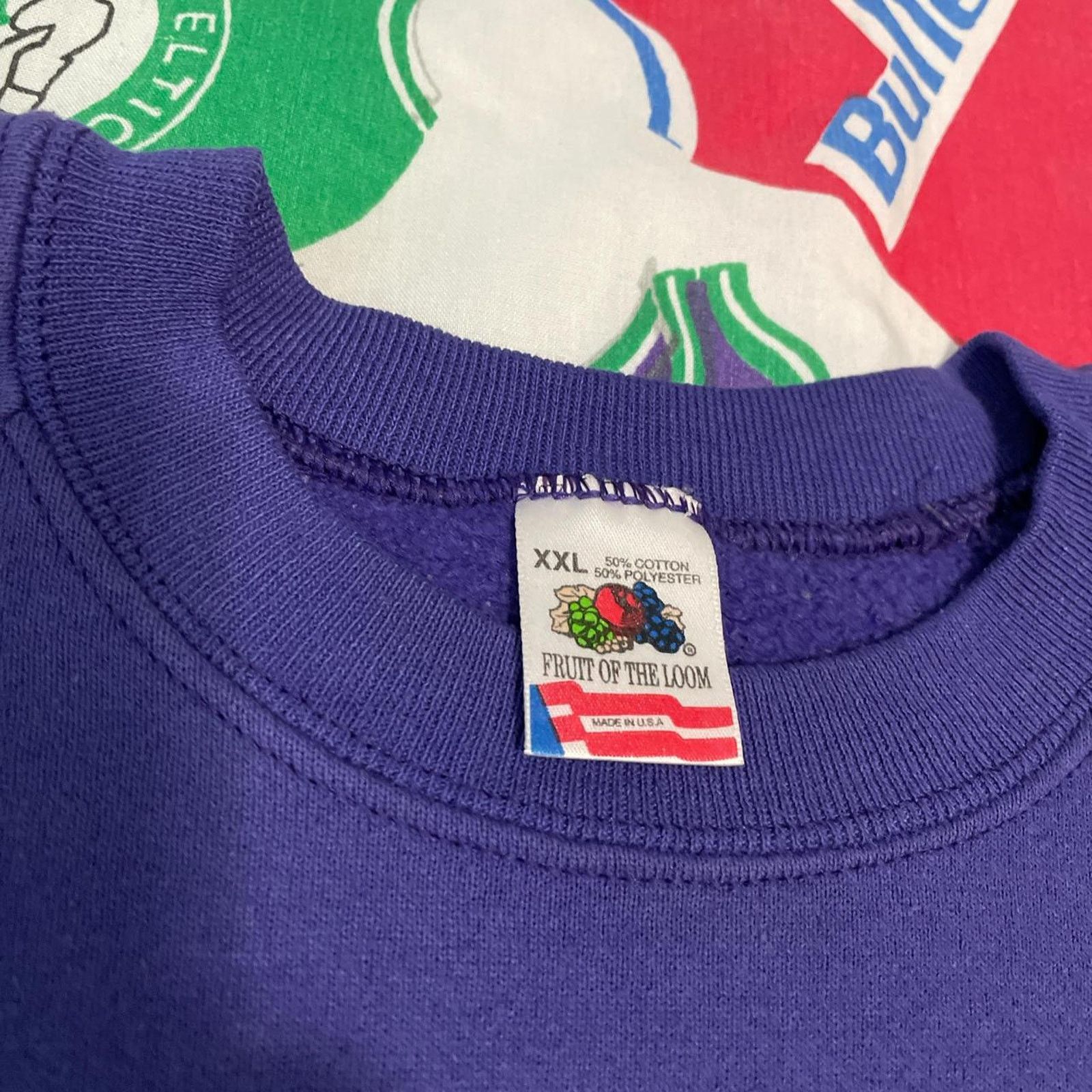 Stussy × Vintage Vintage 90s 80s Streetwear Stüssy Surf Raglan Cut Crewneck Size US L / EU 52-54 / 3 - 4 Thumbnail