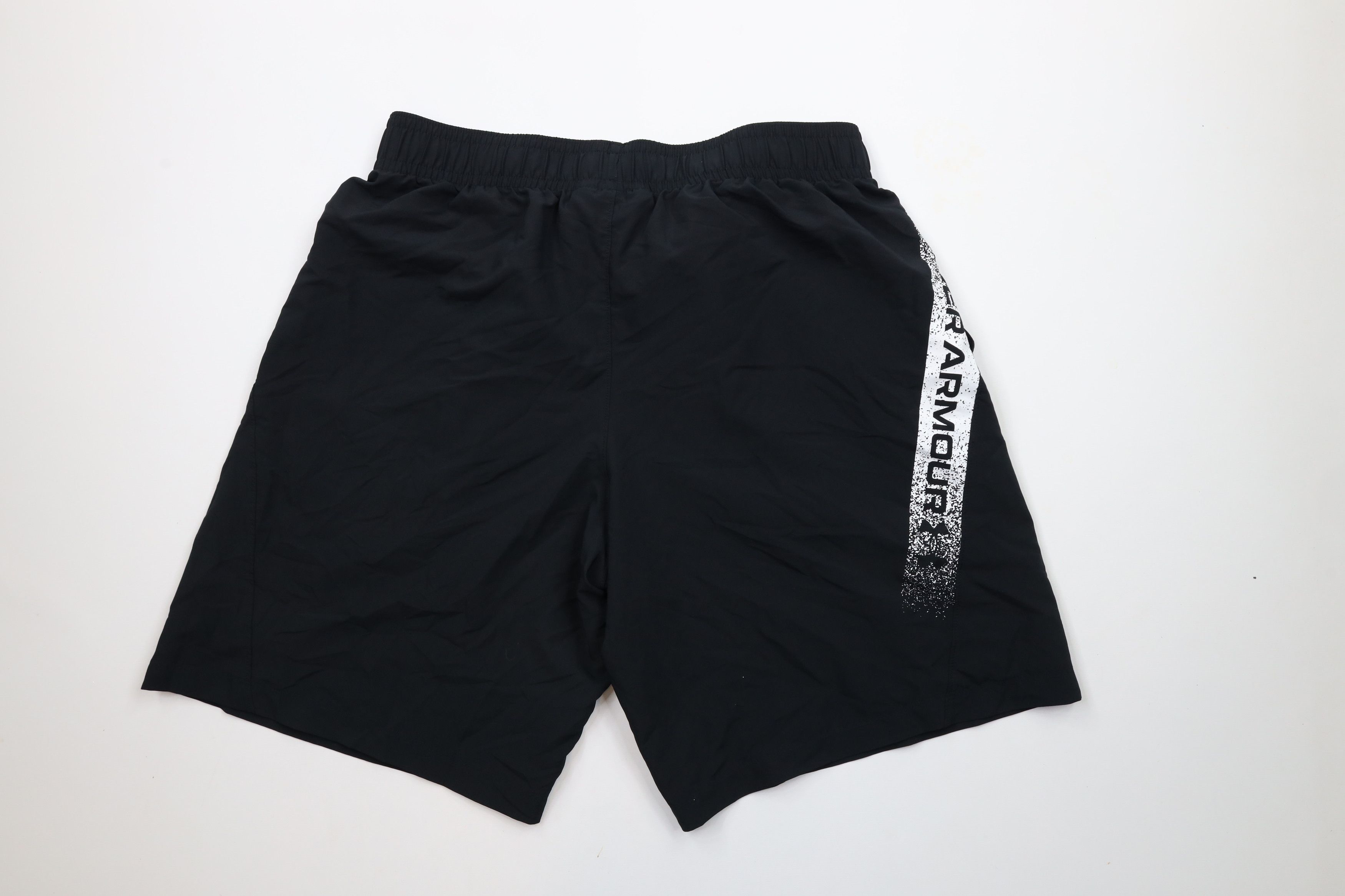 Under Armour × Vintage Under Armour Fit Above Knee Gym Training Shorts Black Size US 36 / EU 52 - 7 Thumbnail