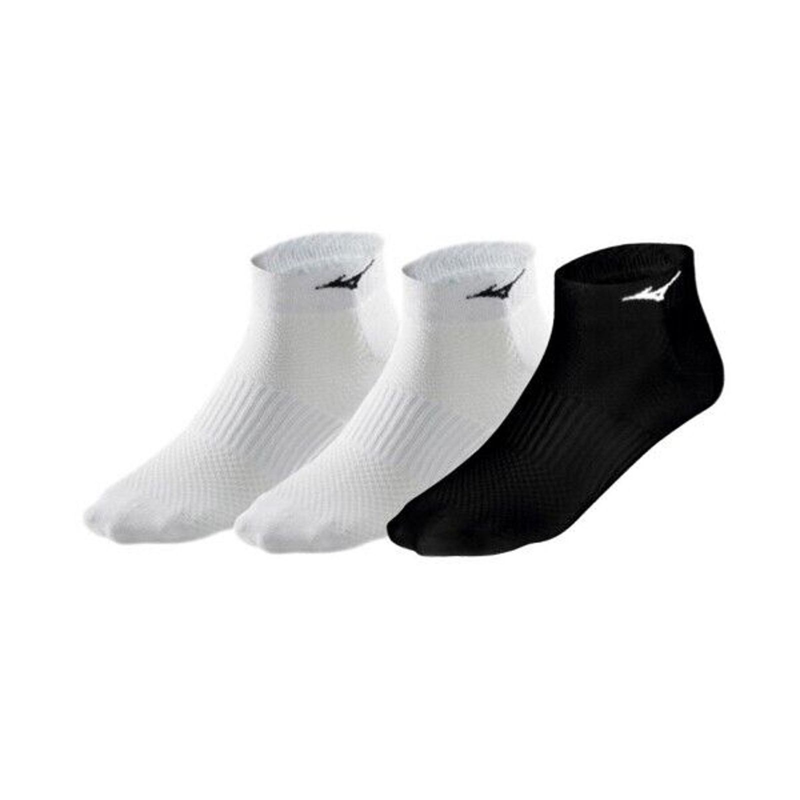 Mizuno Mizuno Training DryLite Socks 3 Pack (2White/1 Black)Adult L Size ONE SIZE - 1 Thumbnail