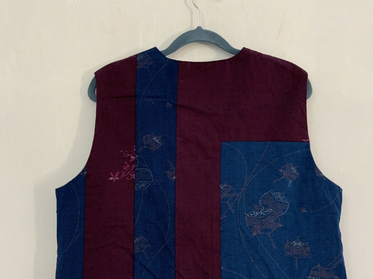 Handmade Handmade Indigo Patchwork Avant Garde Kapital Vest Size US M / EU 48-50 / 2 - 5 Thumbnail