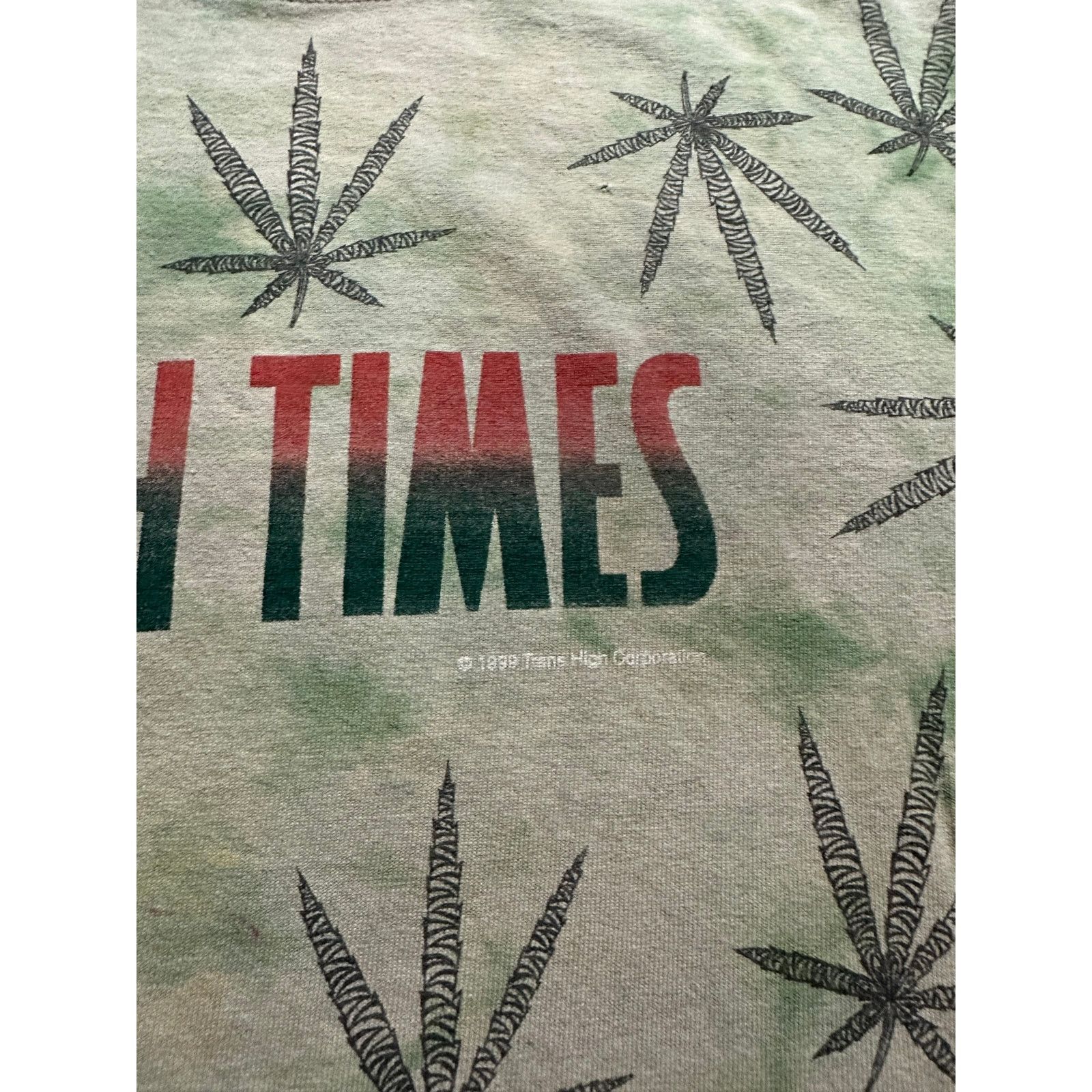 Anvil × Vintage Vintage High Times Magazine AOP 1999 T Shirt Marijuana Plant Size US L / EU 52-54 / 3 - 6 Thumbnail