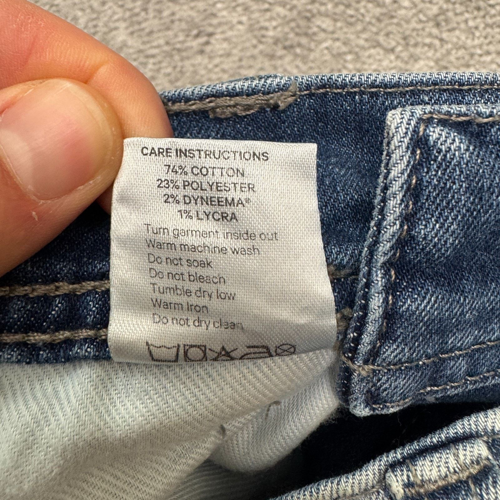 Saint Michael Saint Flight Jean Jogger Denim Mens 28 Blue Light Wash Biker Size US 28 / EU 44 - 16 Thumbnail