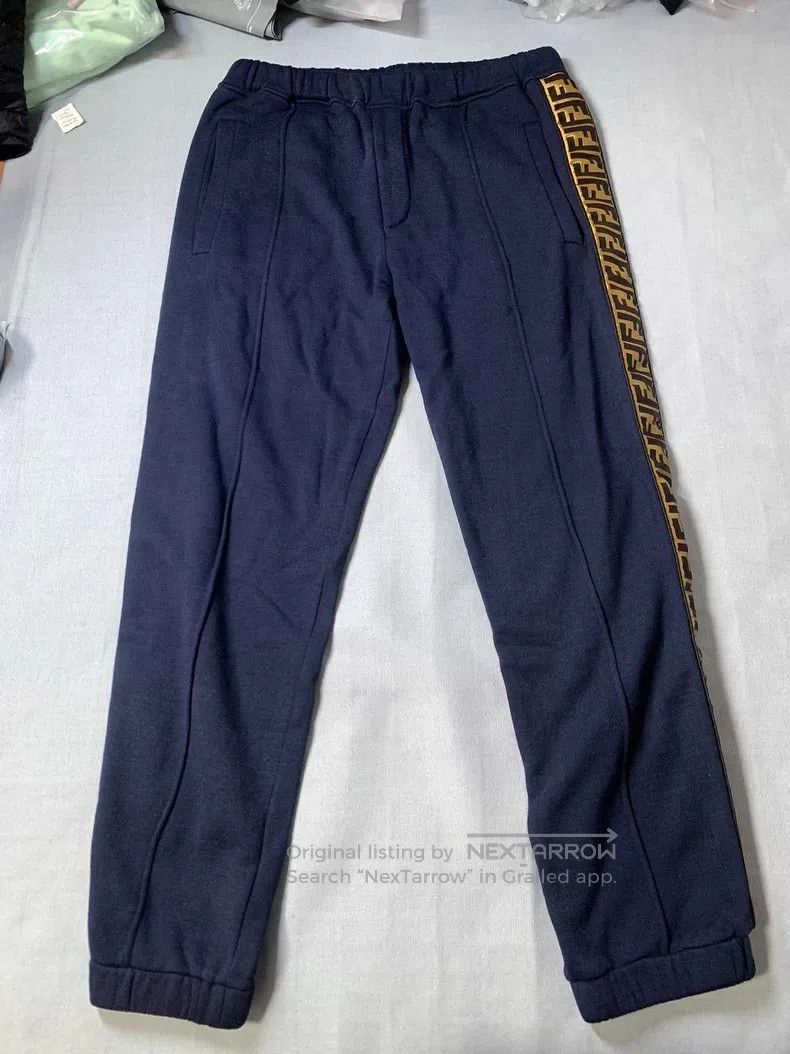 Fendi FENDI Striped Wool Blended Casual Pants Size US 36 / EU 52 - 1 Thumbnail