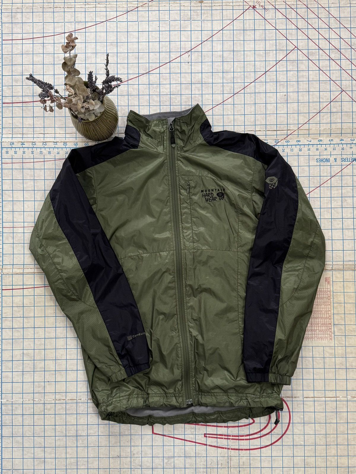 Mountain Hardwear Mountain Hard Wear Full Zip Lightweight Jacket Dark Green S Size US S / EU 44-46 / 1 - 6 Thumbnail