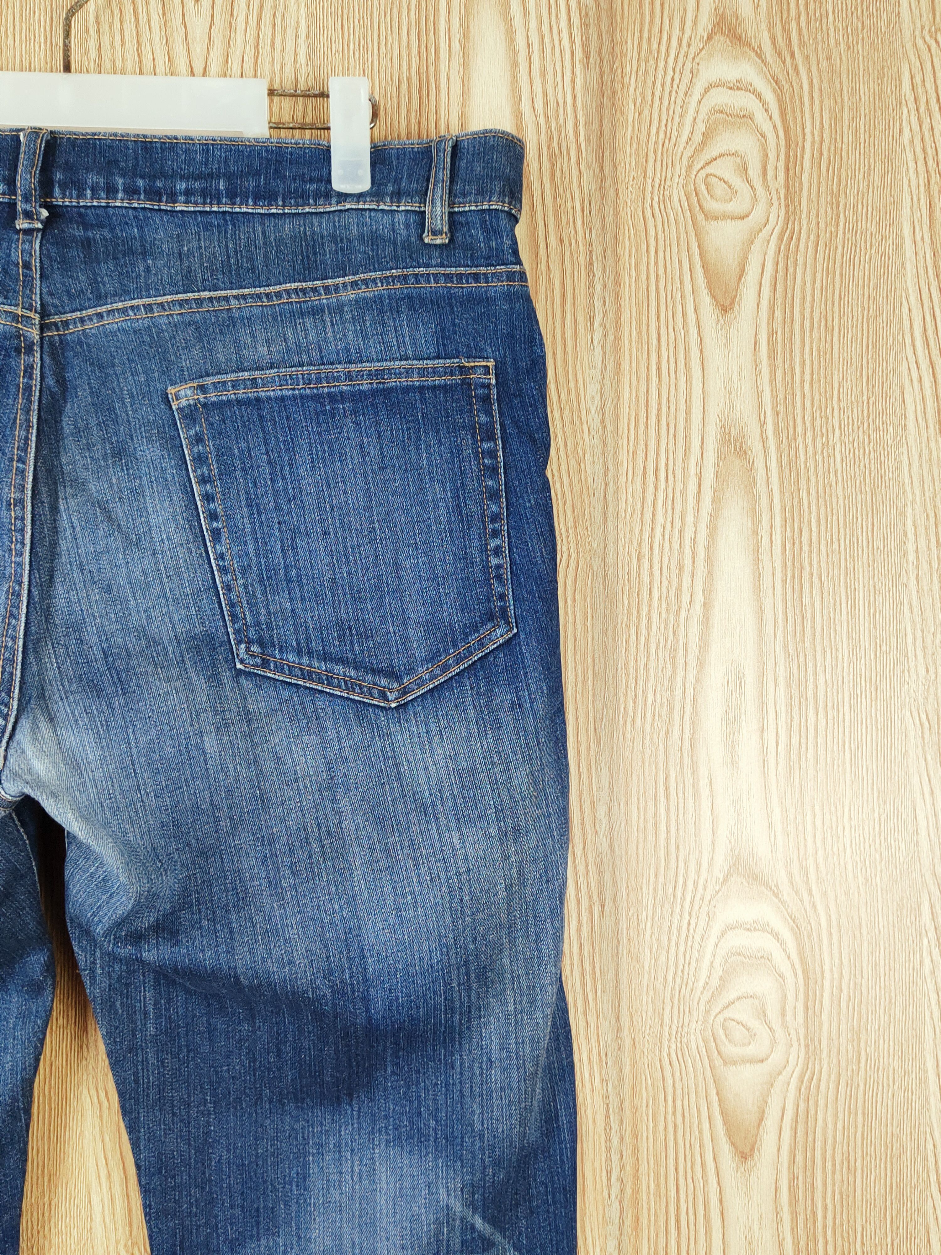 Japanese Brand Japanese Brand Dark Blue Distressed Ripped Jeans #W934 Size US 38 / EU 54 - 10 Thumbnail