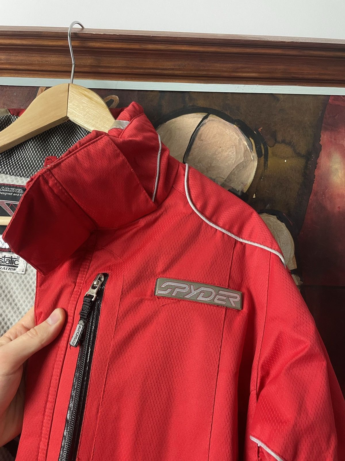Spyder Spyder X-static Insulat Ski jacket Spiderweb Fullprint Hype Size US XL / EU 56 / 4 - 9 Thumbnail