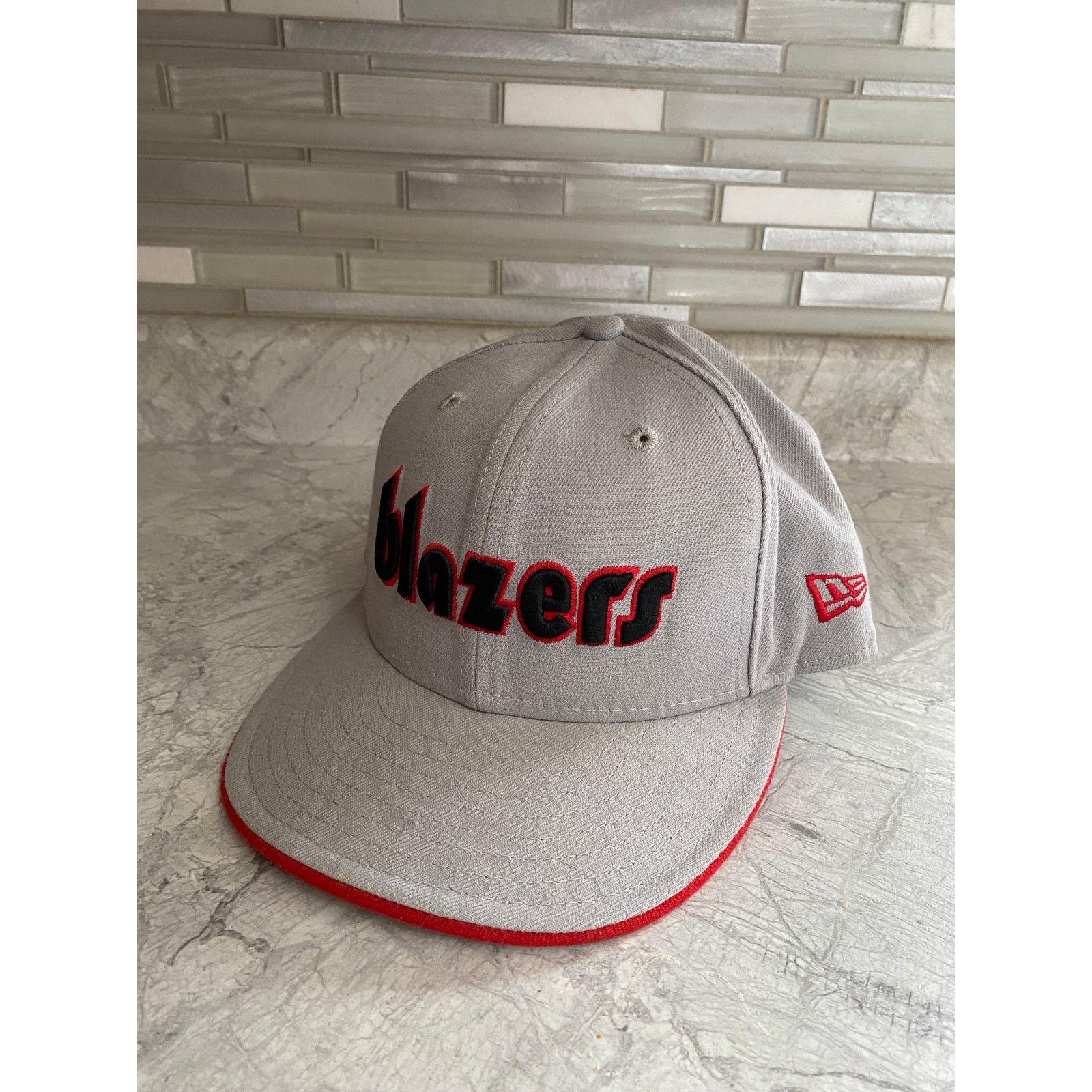 New Era Portland Trail Blazers New Era 100% Wool Fitted Hat Sz 7 1/8 Size ONE SIZE - 1 Thumbnail