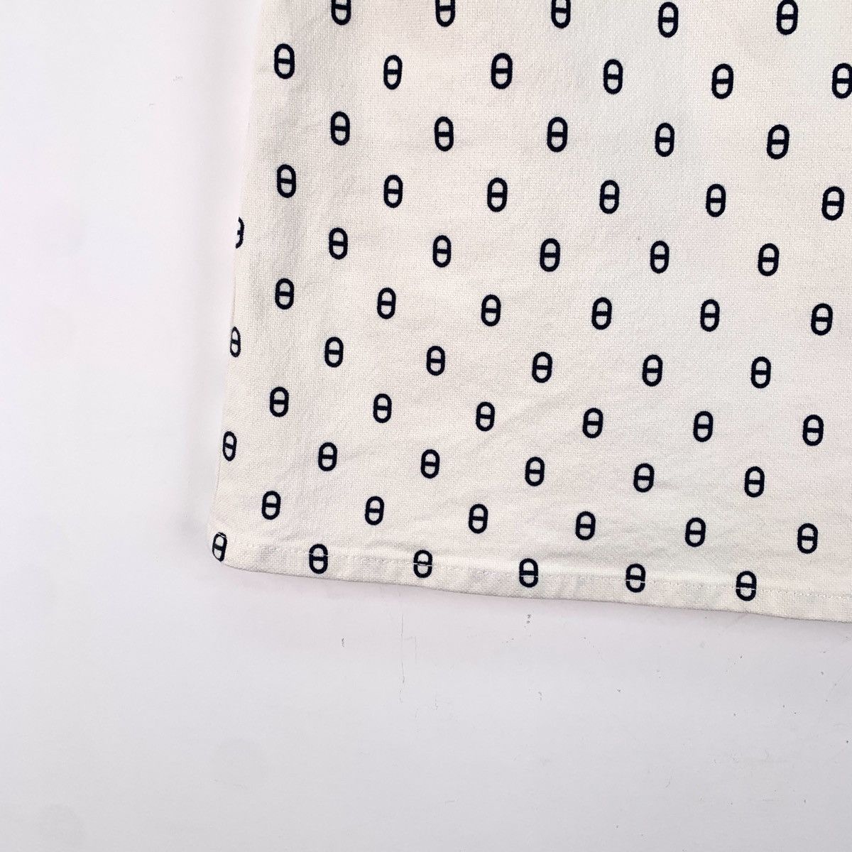 Hermes Hermes 23 collection white pig-nose printed denim skirt Size 26" / US 2 / IT 38 - 4 Thumbnail