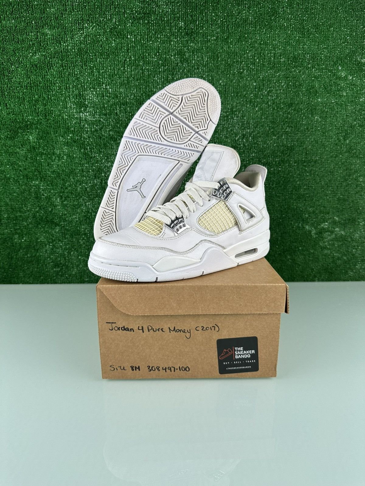 Jordan Brand Jordan 4 Retro Pure Money Size 8 Size US 8 / EU 41 - 1 Thumbnail